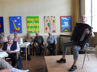 Akkordeonmusik der Meisterklasse:  Marlada Thon im Bürgertreffpunkt (07. Juni 2017)
