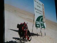 Weltenradler Hans Neumann berichtet von seiner Fahrradtour durch den Oman